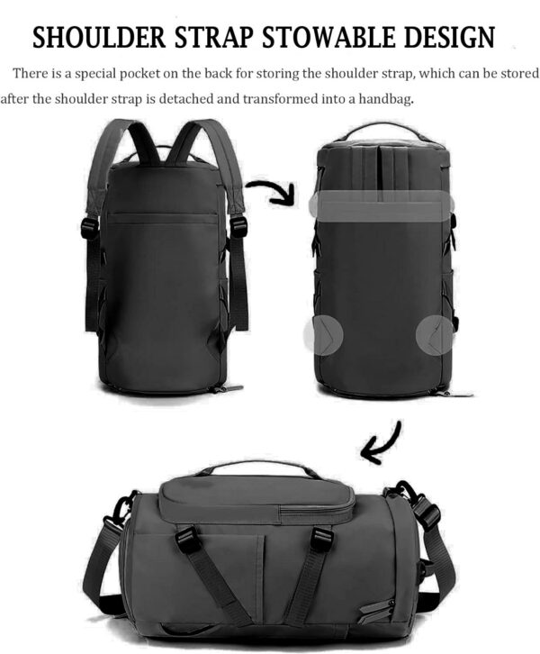 Avenux 28 Litrespolyester Gym Duffel Shoulder Bag For Women Men For Sports Waterproof Dufflebag With Shoe And.jpg