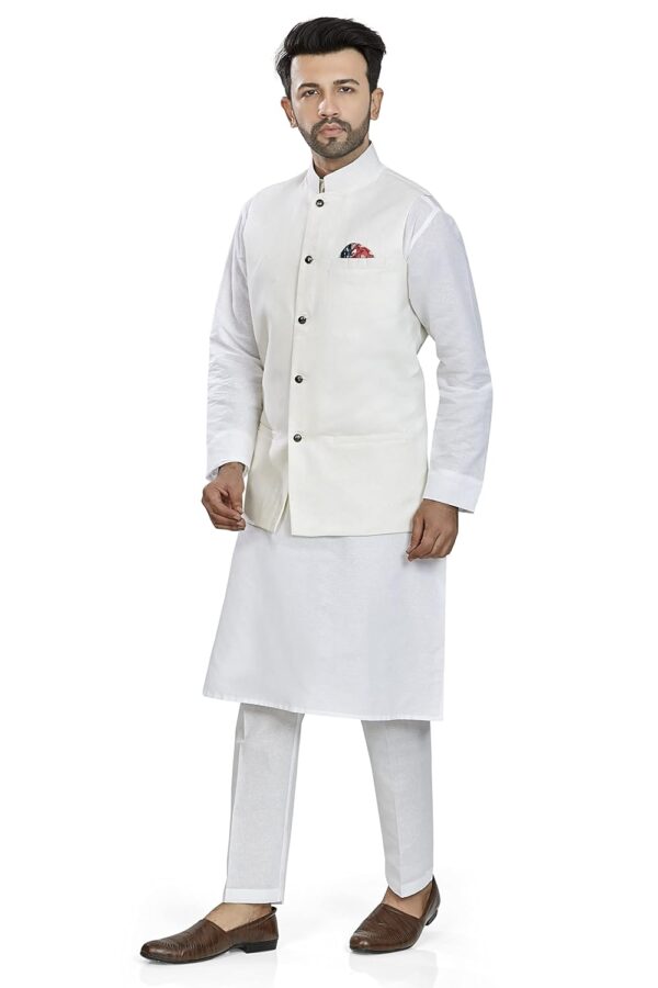 BE ACTIVE Mens Nehru Jacket For Men Linen Waistcoat for Ocassion Mens Nehru Jacket.jpg