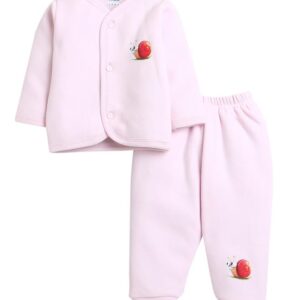 BUMZEE Girl's Fleece Printed Full Sleeves Winter Wear Set (Peb9823)