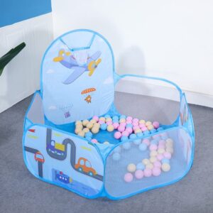BabyGo Kids Activity Basketball Aeroplane Ball Pool for Kids, Play