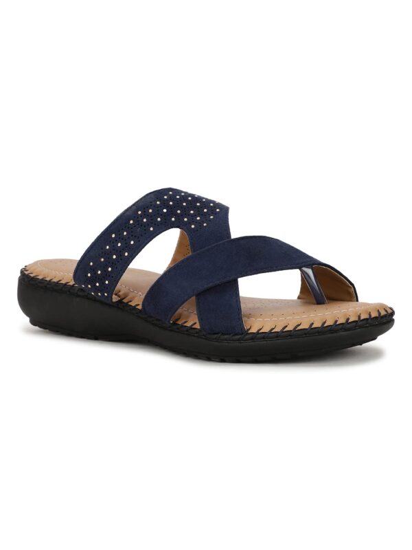 Bata Comfit Women's BECCA MULE Slippers (5719734 NAVY 5 UK)