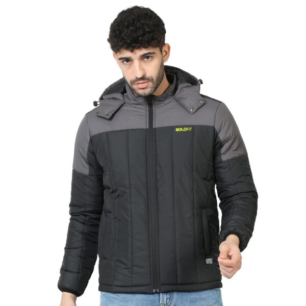 Boldfit Jacket For Men Winter Wear Puffer Standard Length Jacket