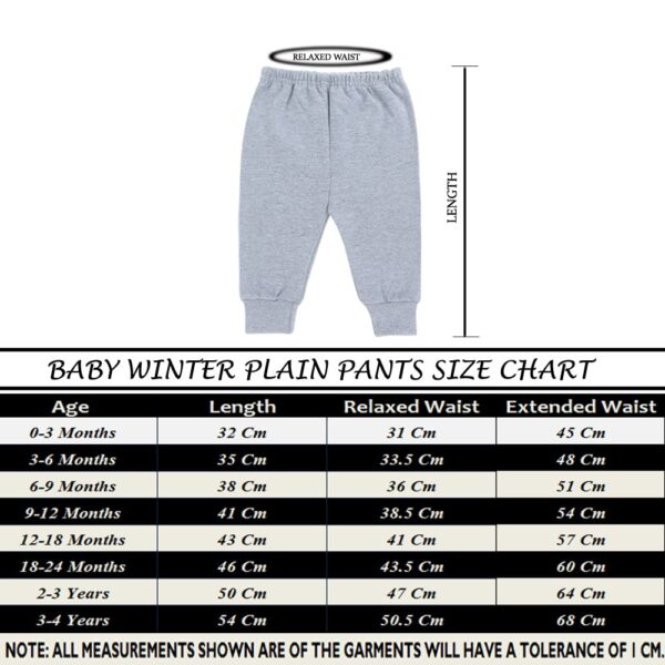 CLAP Unisex Baby Winter Warm Pants Kids Fleece Pajamas Leggings Combo Set of 3.jpg