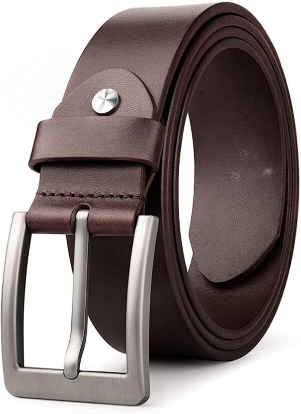 CREATURE Formal/Casual Black Color Genuine Leather Belts For Men (Length