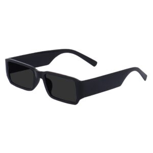 CREATURE Mc Stan Rectangle Retro Vintage Narrow Unisex Polarized Sunglasses