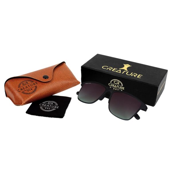 CREATURE Unisex Adult Square Non Polarization Sunglasses Purple Frame Purple LensM Pack Of 1.jpg