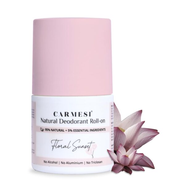Carmesi Natural Underarm Roll On Deodorant for Women | 95%
