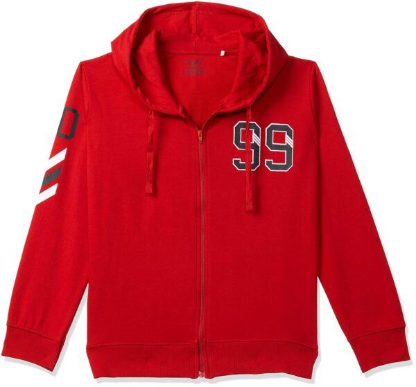 Chromozome Boy's Cotton Hooded Neck Jacket
