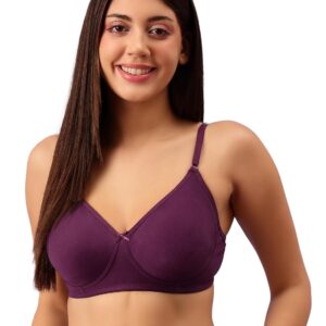 Clovia Women's Cotton Non Padded Wire Free Casual T Shirt Bra