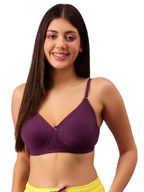 Clovia Women's Cotton Non Padded Wire Free Casual T Shirt Bra