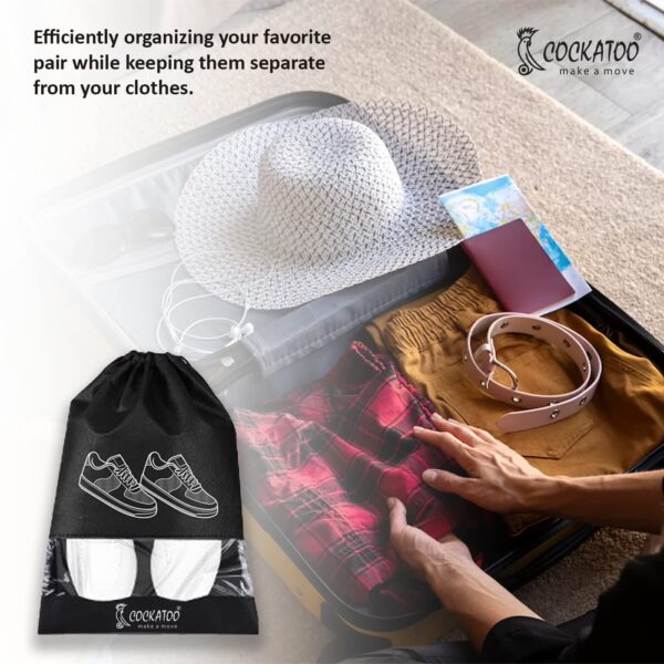 Cockatoo Shoe Bag for Travel Storage Women Men Travelling Shoe Storage Bag Shoe Storage Organizer Bag.jpg