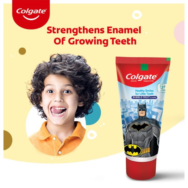 Colgate Kids Toothpaste For 6 Years Bubble Fruit Flavour Gentle Protection Enamel Protection Tooth Paste.jpg
