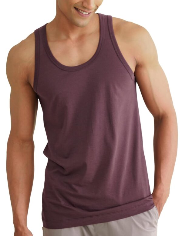 DAMENSCH Neo Cotton Round Neck Vest for Man, Anti Bacterial, Shape Retaining