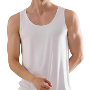 DAMENSCH Neo Skin Round Neck Vest, Anti Bacterial, Thermoregulating, Bamboo Spandex Shape