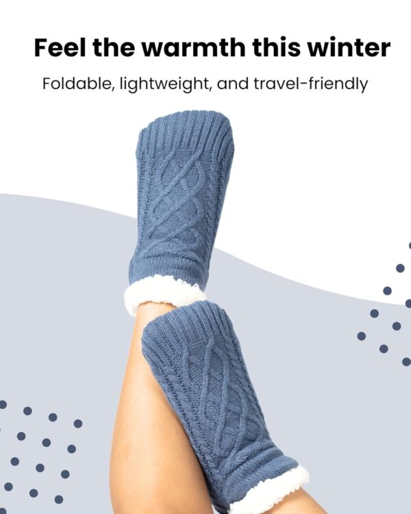 DIRTS Thermal Winter Socks with Anti Slip Silicone Grip Thick Warm Woolen Socks for Men WomenCozy Cold.jpg