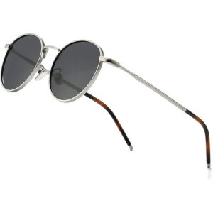Dervin Ponderable UV Protection Coating Round Sunglasses for Men and