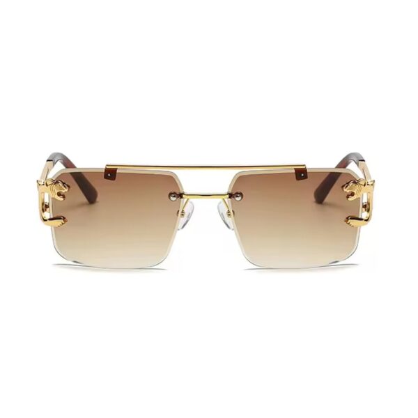 Dervin Retro Rimless Diamond Cut Rectangular sunglasses for Men and Women.jpg