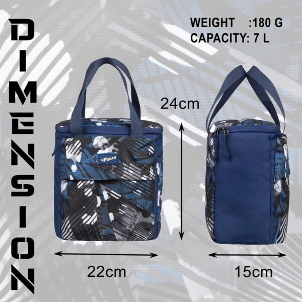 F Gear Hoover Geometric Blu BlK 7L Lunchbag Padded Insulated Hot Cold Travel Tiffin Bag Food Storage Bag for.jpg