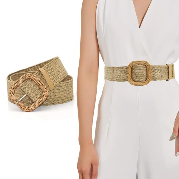 FDSHIP Cotton Oligitdi Women's Hemp Belt Ladies Jute Casual Belt
