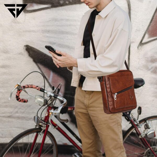 FUR JADEN Sling Cross Body Travel Office Business Messenger one Side Shoulder Bag Unisex.jpg