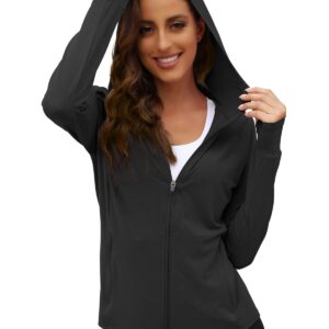 Fashiol Summer Jackets for Women Lightweight Protection UPF 50+ Zipper