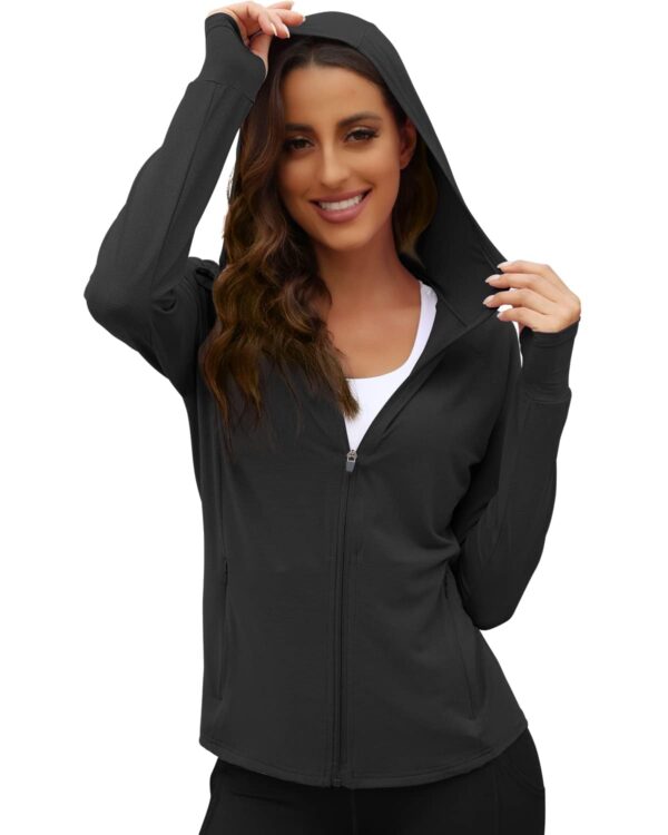 Fashiol Summer Jackets for Women Lightweight Protection UPF 50+ Zipper