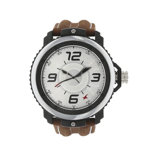 Fastrack Analog Silver Dial Men's Watch NM38017PL02 / NL38017PL02/NP38017PL02