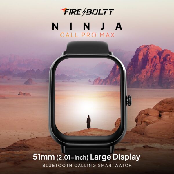 Fire Boltt Ninja Call Pro Max Smart Watch 2.01 inch Display Bluetooth Calling 120 Sports Modes Health.jpg