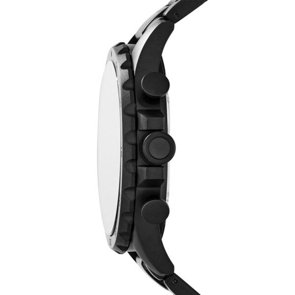 Fossil Nate Chronograph Analog Black Dial Grey Band Mens Stainless Steel Watch JR1401.jpg