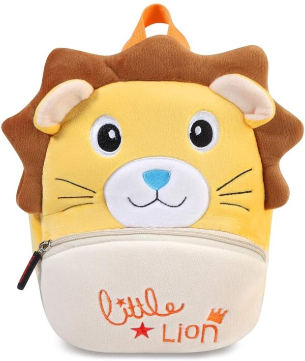 Frantic Kids Velvet School Bag Plush Backpack Baby Girl Preschool