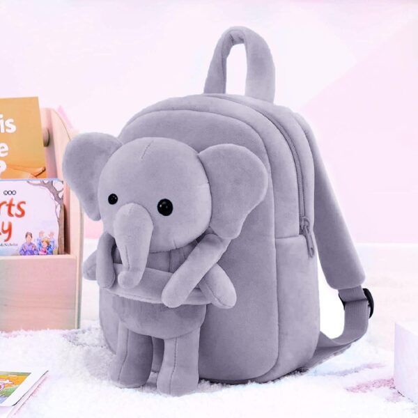 Frantic Kids Velvet School Bag soft plush standard Cute Backpack Baby Girl Preschool Mini Travel Bags Ideal.jpg