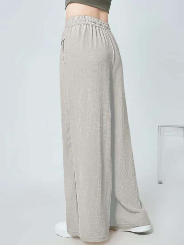 GRECIILOOKS Womens Loose High Rise Textured Trousers High Waisted Pant Korean Trousars Available in Plus.jpg