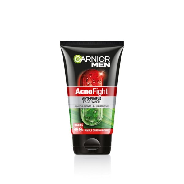 Garnier Men, Anti Pimple Face Wash, Repairs Skin & Balances Oils,