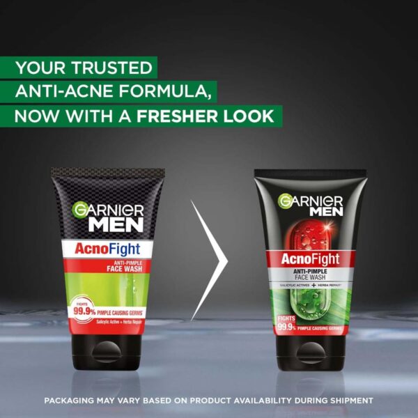 Garnier Men Anti Pimple Face Wash Repairs Skin Balances Oils AcnoFight 100 g.jpg