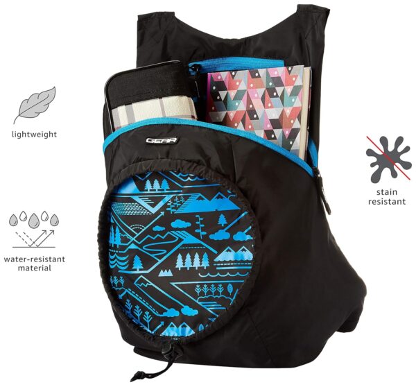 Gear CarryOn 16L Foldable Water Resistant School BagBackpackCollege Bag for MenWomen.jpg