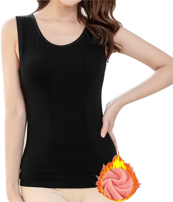 HSR Womens Thermal Fleece Lined Underwear Tops Camisole Apricot Sexy Stretchy Slim Fit Tank Top Warm Base.jpg