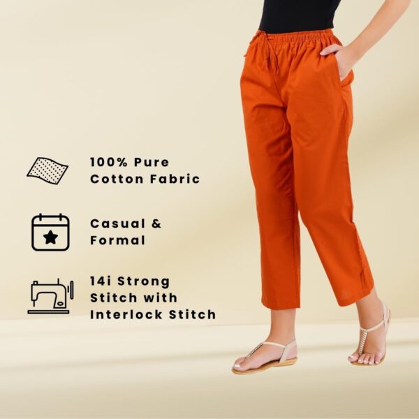 Happy Bunny Parallel Pants Modern Cotton Trousers Smart Ankle Length Work Office Home Regular Fit.jpg