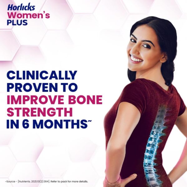 Horlicks Womens Plus Caramel Refill 400g Health Drink for Women No Added Sugar Improves Bone Strength in.jpg