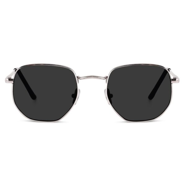 IFLASH Small Octagonal Polarized Sunglasses for Women Men Classic Retro Metal Frame Polygon Sun Glasses UV400.jpg