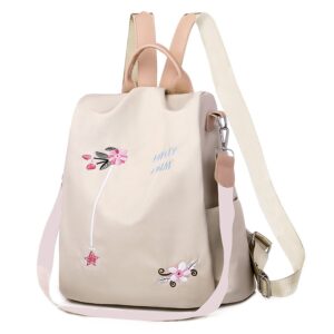 IRMAO 2021 New Flower Embroidered Artistic National Style Oxford Small