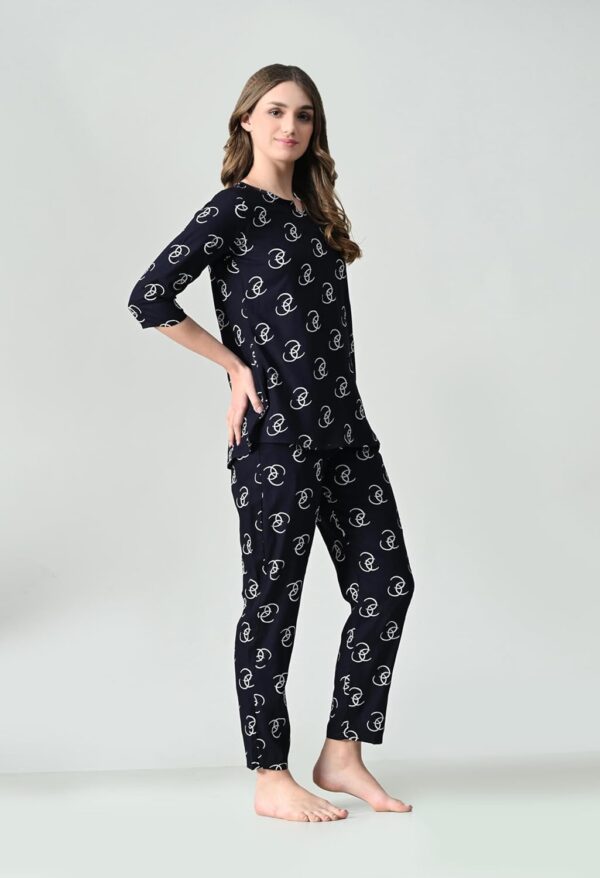 Ichaa Womens Printed Rayon Night Wear Top and Bottom Night Suit Set.jpg
