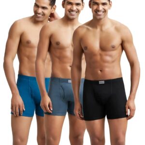 Jockey 8008 Men's Super Combed Cotton Rib Solid Boxer Brief