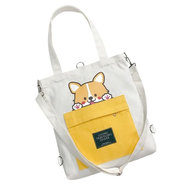 KeepCart Canvas Tote Bag for Women Ladies Girls for School,