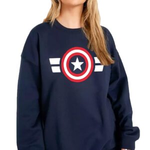 LEOTUDE Women's Boyfriend/Loose Fit Full Sleeve Drop Shoulder Loopknit Round