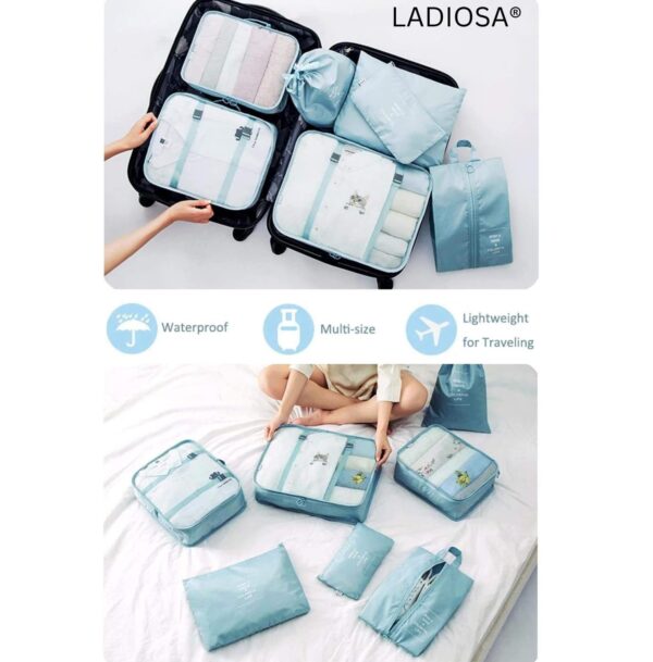 Ladiosa® Travel Organizer Packing Cubes for Travel Travel Essentials Packing Cubes Packing Bags for.jpg
