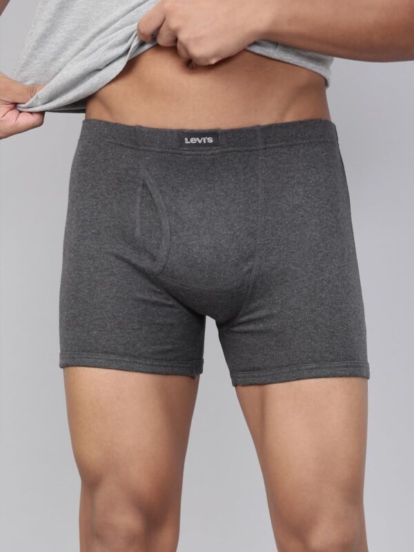 Levis 010 Mens Pure Cotton Solid Boxer Brief Mid Rise Inner Elastic Waistband Pack of 2.jpg