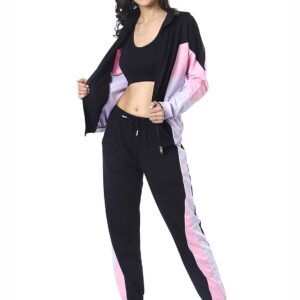 London Hills Women Sports Zipper Running Summer Track Suit |