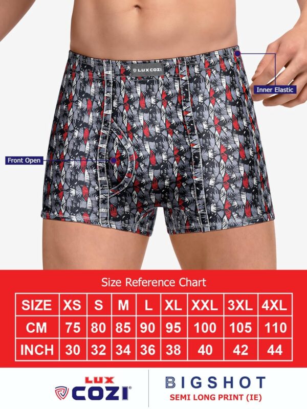 Lux Cozi Mens 100 Cotton Printed Mini Trunk Printed Mini Trunk for Men Color and Print May Vary.jpg