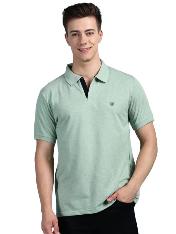 Lux Cozi Men's Cotton Regular Fit Polo T Shirt
