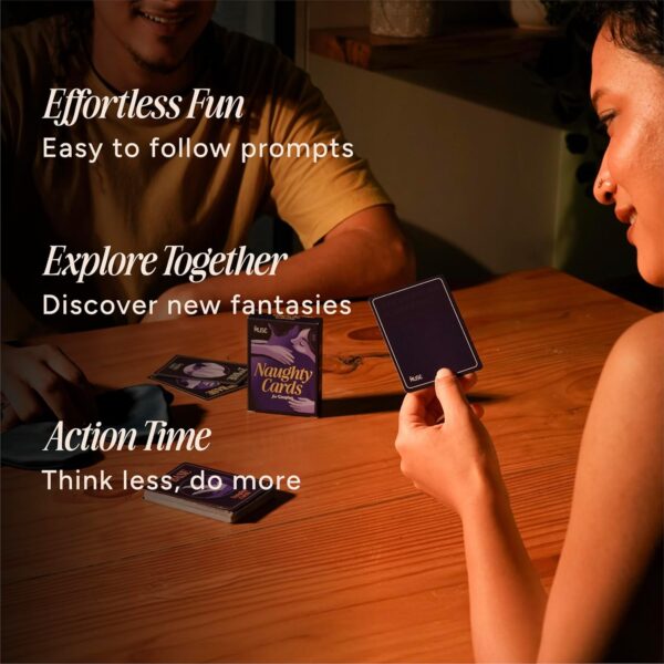 MYMUSE Naughty Card Game for Couples 50 Cards 4 Categories Dare Together Action Based Date.jpg